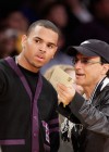 Chris Brown & Jimmy Iovine // Los Angeles Lakers vs. Minnesota Timberwolves Basketball Game – March 19th 2010