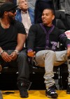 Chris Brown & Polow Da Don // Los Angeles Lakers vs. Minnesota Timberwolves Basketball Game – March 19th 2010