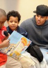 Chris Brown reading to third-graders at Sisulu-Walker Charter School of Harlem in New York City