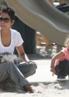 Halle Berry and her daughter Nahla at the park in Beverly Hills – March 5th 2010