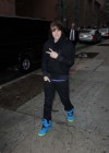 Justin Bieber heading to Boston Market in New York City – March 23rd 2010