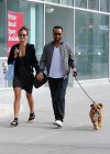 John Legend walking his dog with his girlfriend Christine Teigen in New York City – April 24th 2010