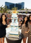 Kim, Kourtney & Khloe Kardashian // Kourtney Kardashian’s birthday pool party at Wet Republic at the MGM Grand Hotel/Casino in Vegas