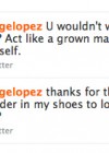 Lindsay Lohan’s tweet to George Lopez about that mysterious white, powdery substance on her feet