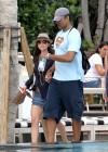 Rick Fox and his girlfriend Eliza Dushku on the beach in Miami, FL – April 13th 2010