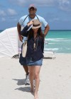 Rick Fox and his girlfriend Eliza Dushku on the beach in Miami, FL – April 13th 2010
