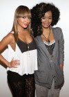 Adrienne Bailon and Teyana Taylor // Cavi Juniors Spring 2010 Fashion Show at Macy’s Herald Square in New York City