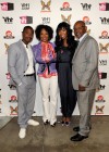 Ray J and Brandy with their parents Sonja & Willie Norwood // VH1 Upfront 2010 Presentation in NYC
