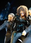 Whitney Houston performing for her “Nothin But Love” tour at the O2 Arena in London, England