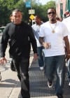 Dr. Dre & Diddy // Diddybeats launch at Best Buy in New York City
