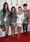 Khloe, Kourtney and Kim Kardashian with their mom Kris Jenner // E! 20th Anniversary Party