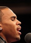 Chris Brown performs the National Anthem // Floyd Mayweather Jr. vs Sugar Shane Mosley Boxing Match
