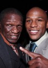 Floyd Mayweather Jr. and his dad Floyd Mayweather Sr. // Official Mayweather After-Fight Party at MGM Grand in Las Vegas