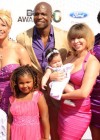 Terry Crews with his wife Rebecca and their children // 2010 BET Awards – Red Carpet