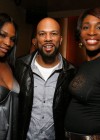 Serena Williams, Common and Venus Williams // Launch Party for Venus Williams new clothing EleVen in New York – November 14th 2007