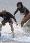 Serena Williams & Common doing some surfing in Hawaii – October 13th 2008