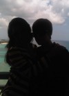 Justin Bieber & Kim Kardashian on location for a photoshoot in the Bahamas