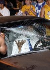 Lakers fans rioting in the streets following Game 7 of the 2010 NBA Finals