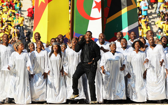 R. Kelly Performs "Sign of a Victory" at the 2010 FIFA