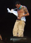 Chris Brown performing onstage at the 2010 Reggae SumFest in Jamaica