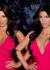 Kim Kardashian poses with her wax figure at Madame Tussauds in New York City