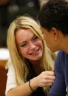 Lindsay Lohan (pictured with her lawyer Shawn Chapman Holley) crying // Lindsay Lohan’s Probation Revocation Hearing at the Beverly Hills Courthouse in Los Angeles – July 6th 2010