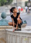 Willow Smith at a photoshoot in Paris, France