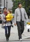 Halle Berry and Gabriel Aubrey with their daughter Nahla
