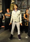Justin Bieber backstage