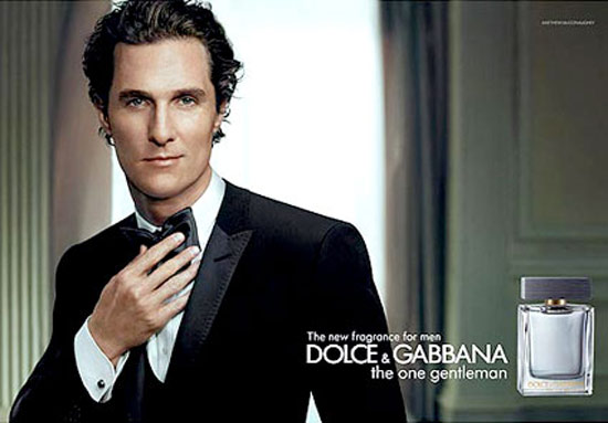 Matthew McConaughey Stars in New Dolce & Gabbana Cologne Ad