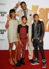 Will Smith with his wife Jada Pinkett Smith and their daughter Willow and son Jaden