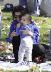 Kourtney Kardashian & her son Mason Disick