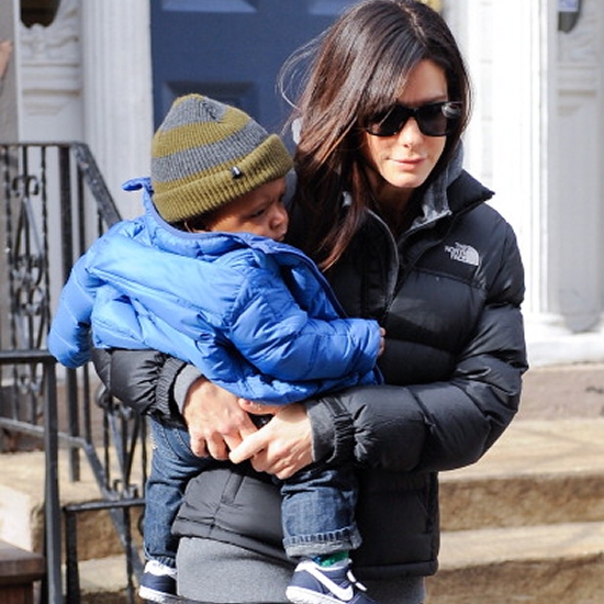 All in the Family Sandra Bullock and Son Louis Spotted in New York