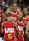 Justin Bieber, Romeo Miller, Trey Songz, Rick Fox and other Team West players