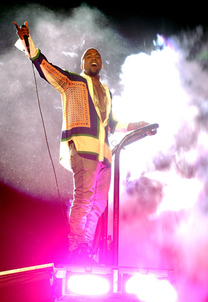 Kanye West Closes the Coachella Valley Music Festival