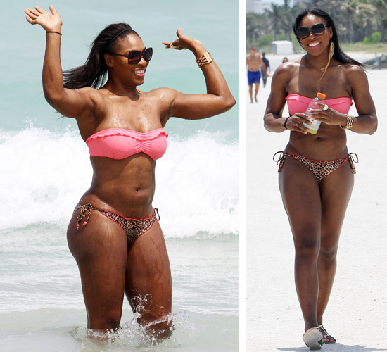 Serena Williams Shows Off Her Body in a Teeny Weeny Pink Bikini [PHOTOS]