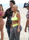 amber-rose-santa-monica-beach