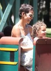 Halle & Nahla spend a day at the park in L.A.
