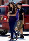 Justin Bieber and Selena Gomez in Canada with Justin’s family