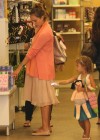 Jessica Alba out shopping with her 3-year-old daughter Honor Marie