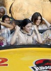 Khloe & Lamar take Kendall & Kylie to Universal Studios
