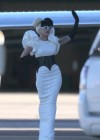 Lady Gaga lands in Sydney, Australia