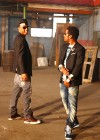 Lloyd & Trey Songz on the set of Lloyd’s new “Be the One” video