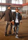 Lloyd & Trey Songz on the set of Lloyd’s new “Be the One” video