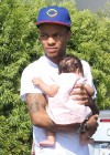 Bow Wow and his newborn daughter
