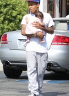 Bow Wow and his newborn daughter