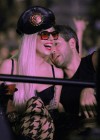 Lady Gaga watching Britney Spears perform in concert