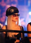 Lady Gaga watching Britney Spears perform in concert