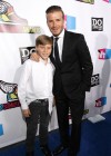 David Beckham with his son Brooklyn