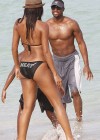 Dwyane Wade with Gabrielle Union and His Kids on the Beach on Miami